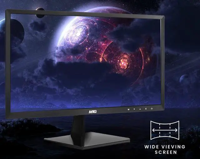 Alt view image 7 of 7 - TechMagnet Cheetah 6 All-in-One PC, i5-8, 8GB RAM, 120GB SSD, Win 11, 27 Inch Curved Monitor, Wireless Ergonomic KBM, USB WiFi BT, Desktop Computers for Home, Office & Study