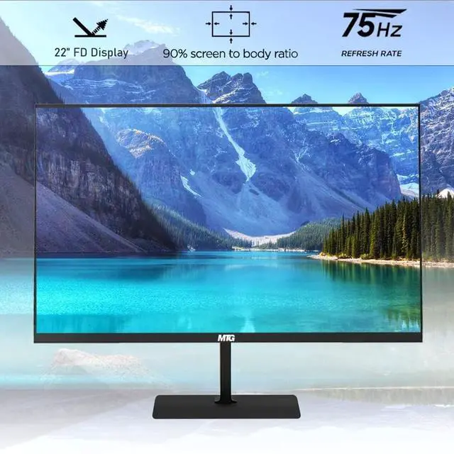 Alt view image 3 of 7 - TechMagnet Cheetah 4 All-in-One PC, i5-6th Gen, 8GB RAM, 120GB SSD, Win 11, Desktop Computer with 22 Inch Monitor, RGB Keyboard & Mouse, Speaker USB WiFi BT for Home, Office & Study