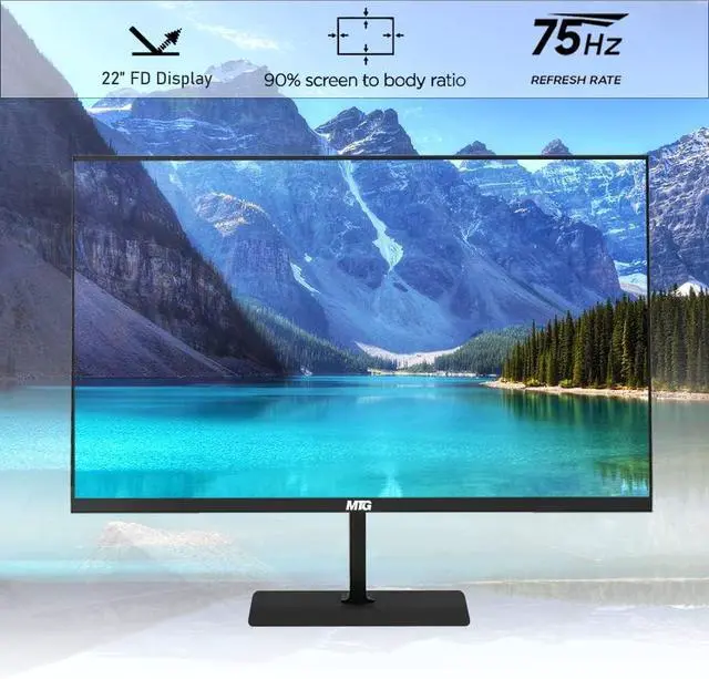 Alt view image 2 of 7 - TechMagnet Cheetah 4 All-in-One PC, i5-6th Gen, 8GB RAM, 240GB SSD, Win 11, Desktop Computer with 22 Inch Monitor, RGB Keyboard & Mouse, Speaker USB WiFi BT for Home, Office & Study