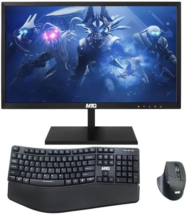 Main image of TechMagnet Cheetah 6 All-in-One PC, i5-6 8GB RAM, 120GB SSD, Win 11, 27 Inch Curved Monitor, Wireless Ergonomic KBM, USB WiFi BT, Desktop Computers for Home, Office & Study