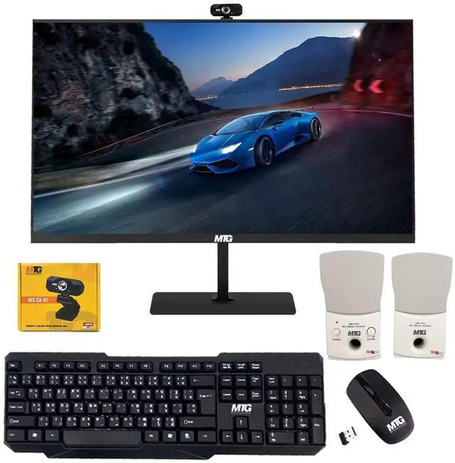 Main image of TechMagnet Cheetah 6 All-in-One PC, i5-6, 8GB RAM, 120GB SSD, Win 11, Desktop Computer, 22 Inch Monitor, Wireless KBM, Mini Speaker, Webcam, USB WiFi BT, Home, Office & Study