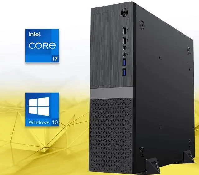 Alt view image 3 of 7 - TechMagnet Heera Desktop Computer PC, i5, 8GB RAM, 1TB HDD, Win 11, Desktop Computer, Wireless KBM, Speaker, Webcam for Home, Office & Study