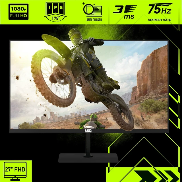 Alt view image 2 of 7 - TechMagnet Heera Gaming PC, i5, 16GB RAM, 512GB SSD, GTX 1650 Graphics, 27 Inch Monitor, RGB KBM, Headphone, Webcam, USB WiFi BT, Win 11i