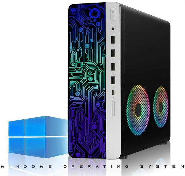 Alt view image 3 of 7 - HP G4 Desktop Computer PC, AMD Ryzen 3 Pro, 8GB RAM, 256GB SSD, RGB KBM, Speaker, USB WiFi BT, Home, Office & Study, Win 11