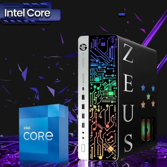 Alt view image 5 of 7 - HP G3 Gaming Desktop Computer PC, i7, 16GB RAM, 512GB SSD, GTX 1050 Ti Graphics, RGB KBM, Soundbar, Headphone, Webcam, USB WiFi BT, Win 11 Pro