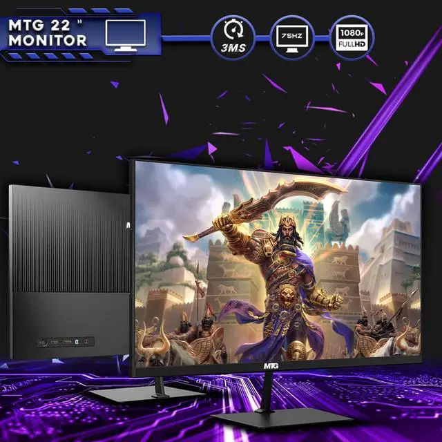 Alt view image 5 of 7 - HP G3 Gaming Desktop Computer PC, i7, 16GB RAM, 1TB SSD + 4TB HDD, GTX 1050 Ti Graphics, 22 Inch Monitor, RGB KBM, Soundbar, Headphone, Webcam, USB WiFi BT, Win 11 Pro