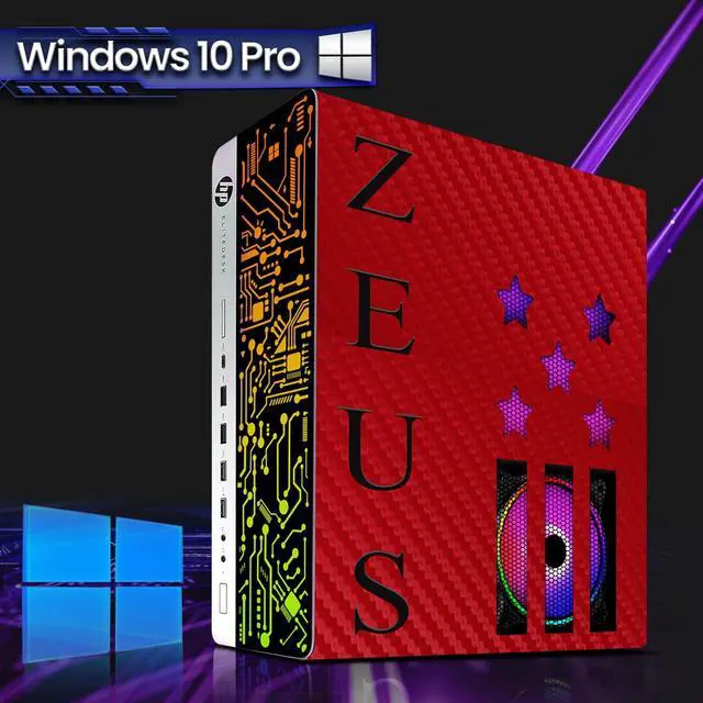 Alt view image 3 of 7 - HP G3 Gaming Desktop Computer PC, i7, 16GB RAM, 256GB SSD, GT 1030 Graphics, RGB KBM, Speaker, Headphone, Webcam, USB WiFi BT, Win 11 Pro