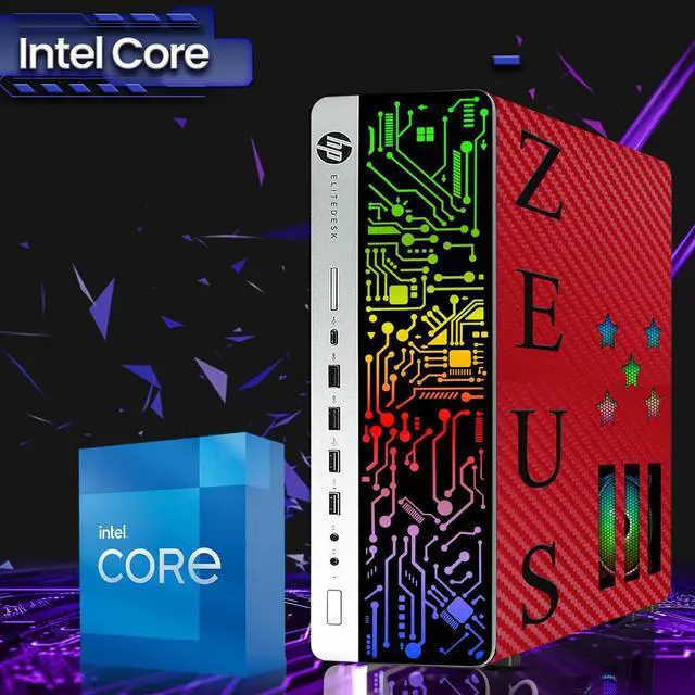 Alt view image 5 of 7 - HP G3 Gaming Desktop Computer PC, i7, 16GB RAM, 256GB SSD, GT 1030 Graphics, RGB KBM, Speaker, Headphone, Webcam, USB WiFi BT, Win 11 Pro