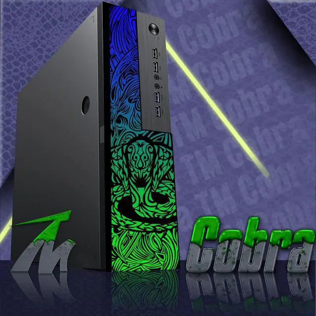 Alt view image 2 of 7 - TechMagnet Cobra Gaming PC, Intel i5, 32GB RAM, 1TB SSD + 2TB HDD Win 11, Desktop Computer, GT 1030 Graphics, MTG 4 in 1 Kit, Webcam, USB WiFi, Home & Office