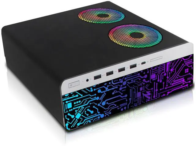 Alt view image 6 of 7 - HP G3 Desktop Computer PC, i3, 8GB RAM, 256GB SSD, 27 Inch Curved Monitor, RGB KBM, Speaker, USB WiFi BT, Win 11