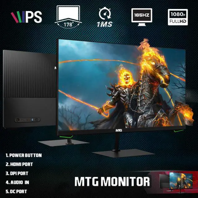 Alt view image 4 of 7 - HP G3 Gaming Computer Desktop PC, i5, 32GB RAM, 240GB SSD, RX 550 Graphics, 27 Inch Curved Monitor, RGB KBM, Headphone, Webcam, USB WiFi BT, Win 11 Pro