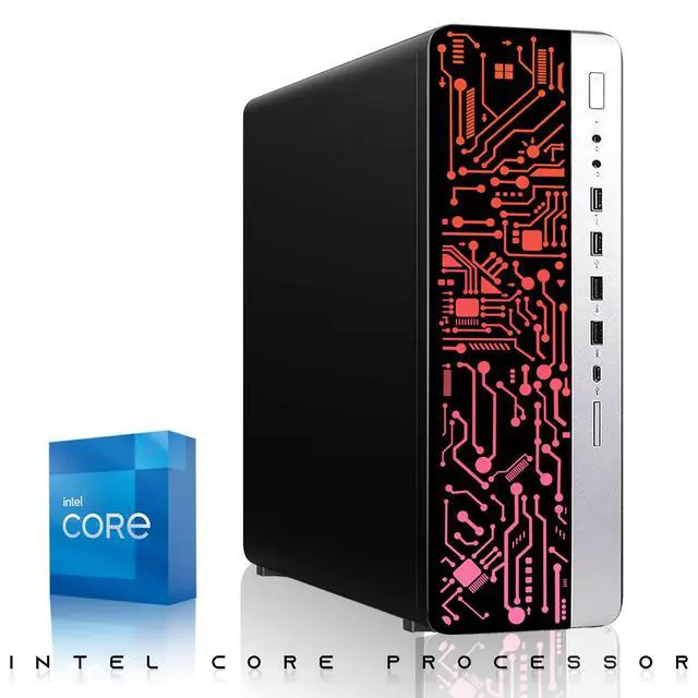 Alt view image 7 of 7 - HP G3 Desktop Computer PC, i3, 16GB RAM, 256GB SSD, RGB KBM, Speaker, USB WiFi BT, Win 11