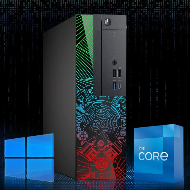 Alt view image 4 of 7 - TechMagnet Lumos 8 Gaming Desktop Computer PC, i7, 8GB RAM, 256GB SSD, GTX 1650 Graphics, RGB KBM, Soundbar, Headphone, USB WiFi BT, Win 11