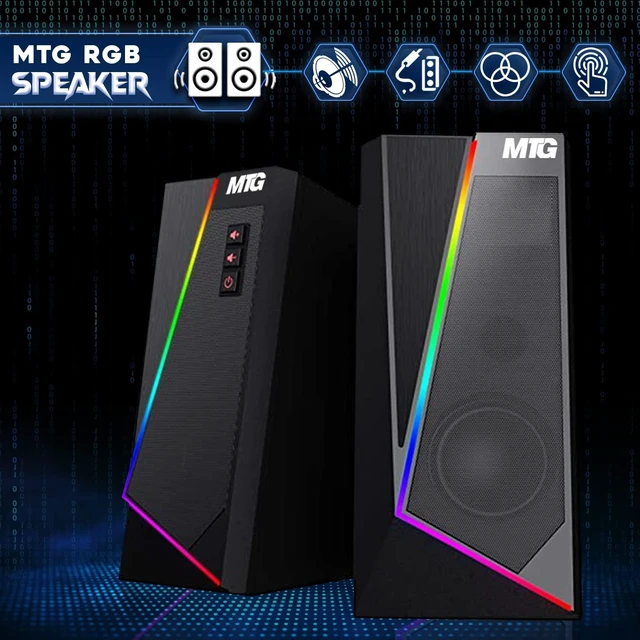 Alt view image 7 of 7 - TechMagnet Lumos 8 Gaming Desktop Computer PC, i5, 16GB RAM, 256GB SSD, GTX 1650 Graphics, 24 Inch Monitor, RGB KBM, Speaker, Headphone, USB WiFi BT, Win 11