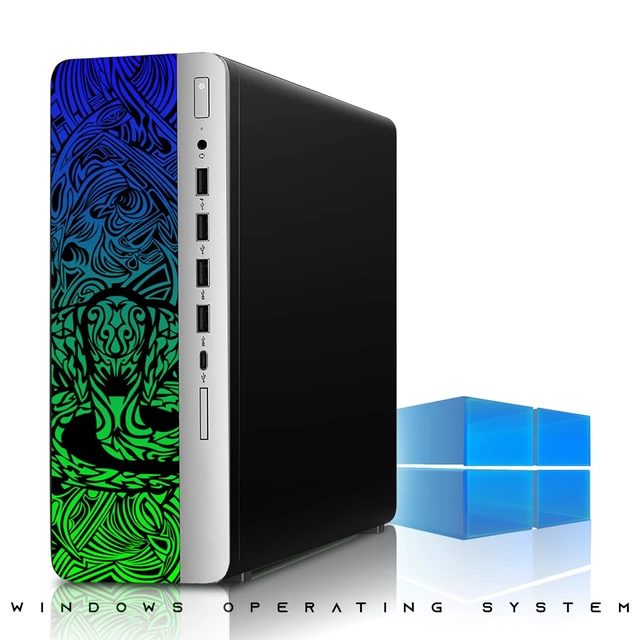 Alt view image 3 of 7 - TechMagnet Cobra Desktop Computer Gaming PC, i7, 16GB RAM, 512GB SSD, GTX 1650 Graphics, 24 Inch Curved Monitor, RGB KBM, Speaker, Webcam, USB WiFi BT, Win 11