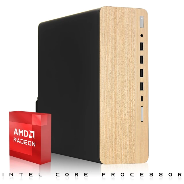 Alt view image 3 of 7 - TechMagnet HP G4 Desktop Computer Gaming PC, AMD Ryzen 3 Pro, 16GB RAM, 512GB SSD, GTX 1650 Graphics, 32 Inch Curved Monitor, RGB KBM, Soundbar, USB WiFi BT, Win 11