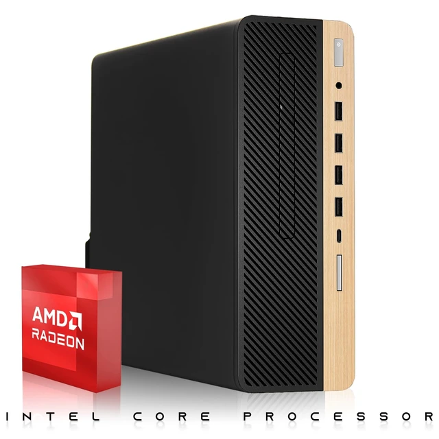 Alt view image 3 of 7 - TechMagnet HP G4 Desktop Computer Gaming PC, AMD Ryzen 3 Pro, 16GB RAM, 512GB SSD, GTX 1650 Graphics, 27 Inch Curved Monitor, RGB KBM, Soundbar, USB WiFi BT, Win 11