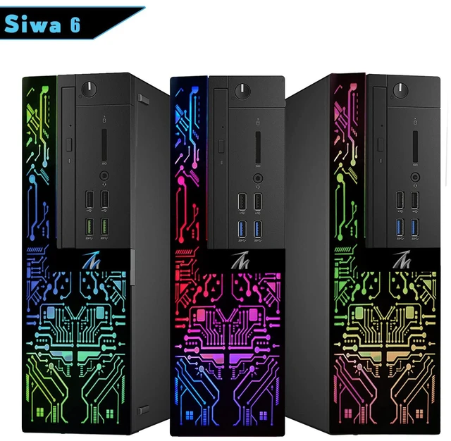 Alt view image 6 of 7 - TechMagnet Siwa 6 Gaming PC, i3, 16GB RAM, 480GB SSD, RX 550 Graphics, 24 Inch Curved Monitor, 4 in 1 Gaming Kit, USB WiFi BT, Win 11