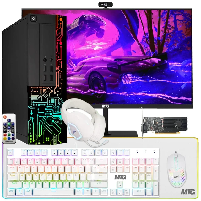 Main image of TechMagnet Siwa 6 Gaming PC, i5, 16GB RAM, 240GB SSD + 1TB HDD, GTX 1650 Graphics, 27 Inch Monitor, 4 in 1 Gaming Kit, USB WiFi BT, Win 11
