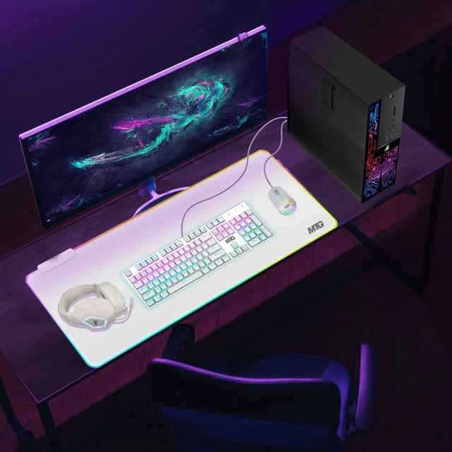 Alt view image 4 of 7 - TechMagnet Siwa 6 Gaming PC, i5, 16GB RAM, 240GB SSD + 1TB HDD, RX 550 Graphics, 22 Inch Monitor, 4 in 1 Gaming Kit, USB WiFi BT, Win 11