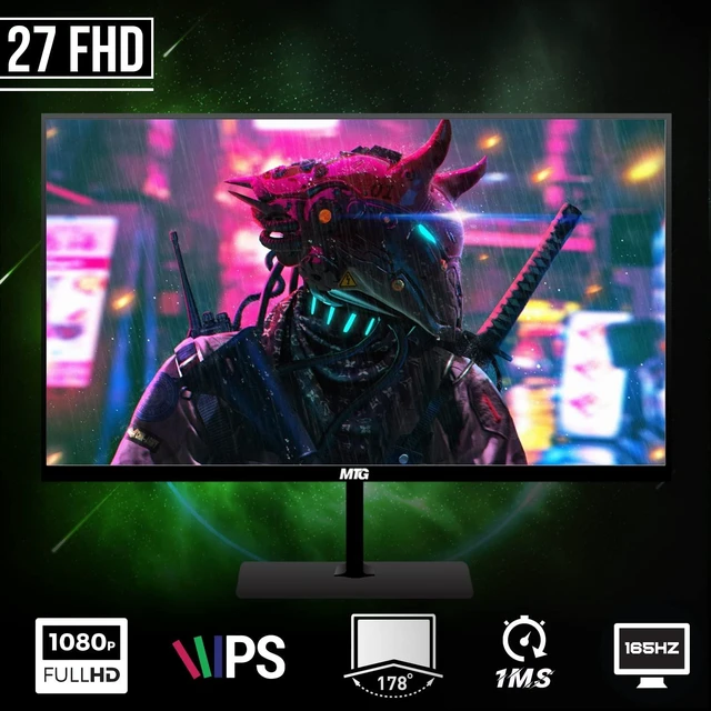 Alt view image 3 of 7 - TechMagnet Galaxy Gaming PC, i5, 16GB RAM, 240GB SSD, RX 550 Graphics, 27 Inch Curved Monitor, RGB KBM, Headphone, Webcam, USB WiFi BT, Win 11
