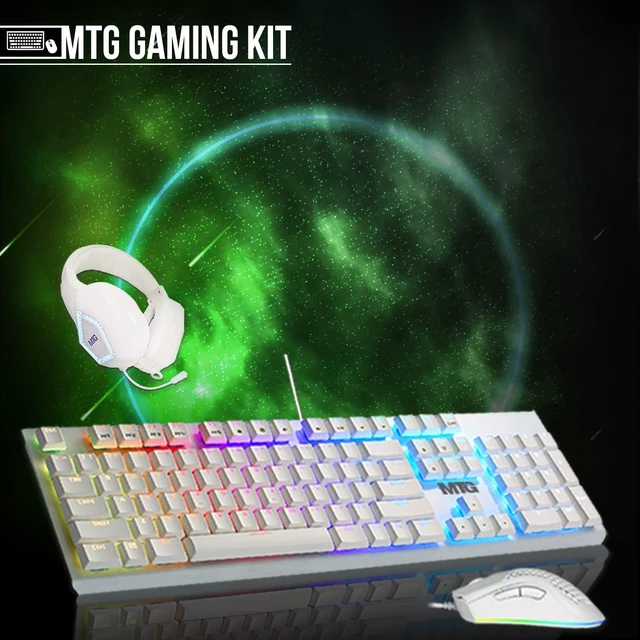 Alt view image 4 of 7 - TechMagnet Galaxy Gaming PC, i5, 16GB RAM, 1TB SSD + 128GB SSD, RX 550 Graphics, 4 in 1 Gaming Kit, Webcam, USB WiFi BT, Win 11