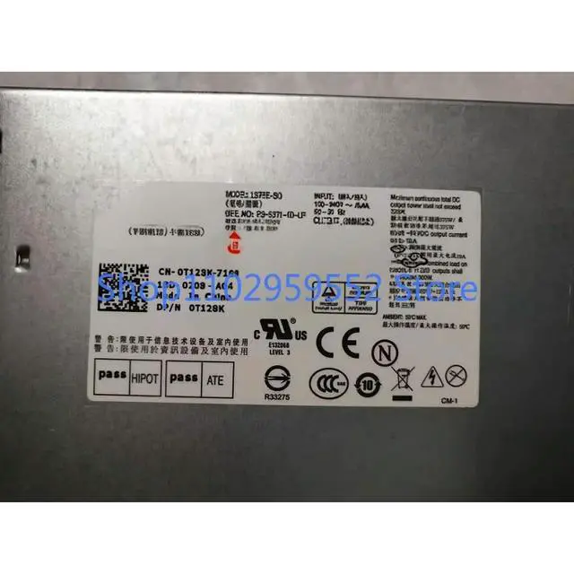 Alt view image 2 of 4 - 1Pcs for PowerEdge T310 Power Supply N375E-01 L375E-S0 T122K T128K