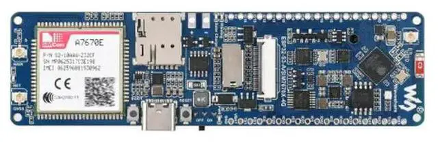 Main image of ESP32-S3 with A7670E module 4G development board supports LTE Cat-1 with camera
