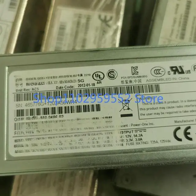 Alt view image 2 of 2 - 1pcs for 300-2186-02 SPDSUNMI-05G Netra T5220 T5440 X4450 DC Power Supply