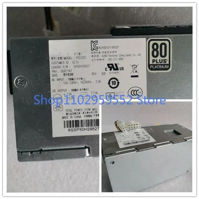 Main image of 1Pcs for FSP210-20TGBAA PCE025 210W Power Supply 54Y8941 00PC747