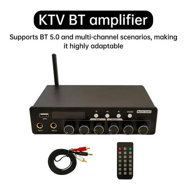 Alt view image 2 of 3 - DC 12-24V ZK-AS TPA3116D Subwoofer Bluetooth-compatible Amplifier HiFi 2.1 Digital Audio Power Amplifiers 200W Sound Amplificado