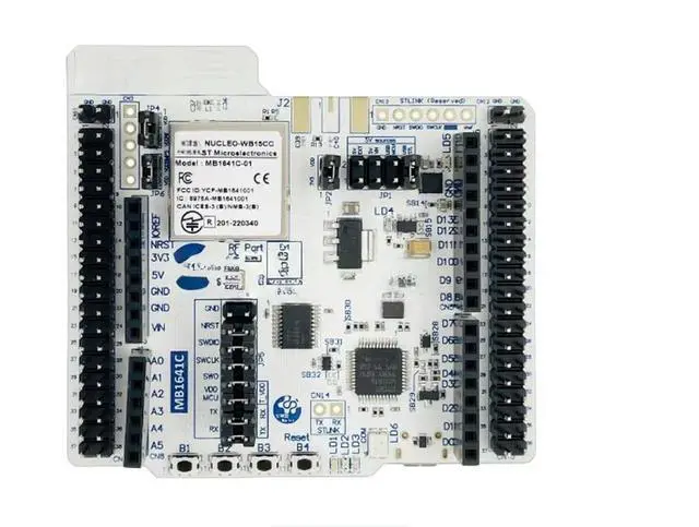 Main image of NUCLEO-WB15CC Nucleo-64 development board with STM32WB15CT6 MCU