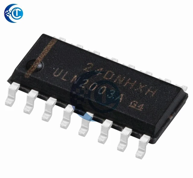 Alt view image 2 of 3 - ULN2003ADR ULN2003A SOP16 SMD Transistor Array | IC Integrated Circuit 10PCS