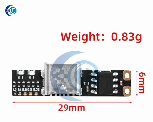 Alt view image 2 of 3 - 4.2V 1A Charger Converter: For Ultra-Narrow Ultra-Ternary Lithium Batteries (Type-C Interface)