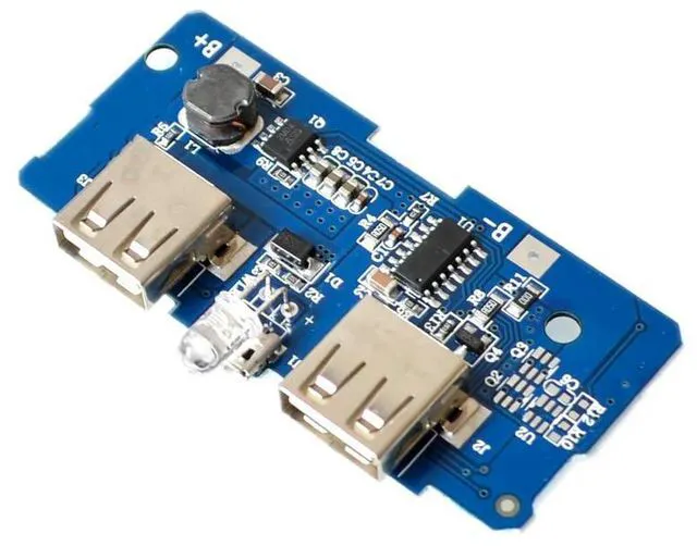 Main image of 5V 2A Power Bank Charger Module Charging Circuit Board Step Up Boost Power Supply Module 2A Dual USB Output 1A Input