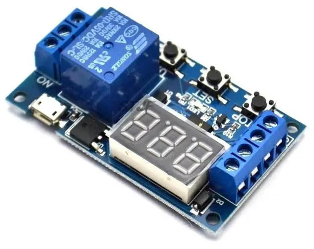 Main image of One Relay Module XY-J02 Time Delay Power Cut Off Trigger Delay Cycle Timing Circuit switch