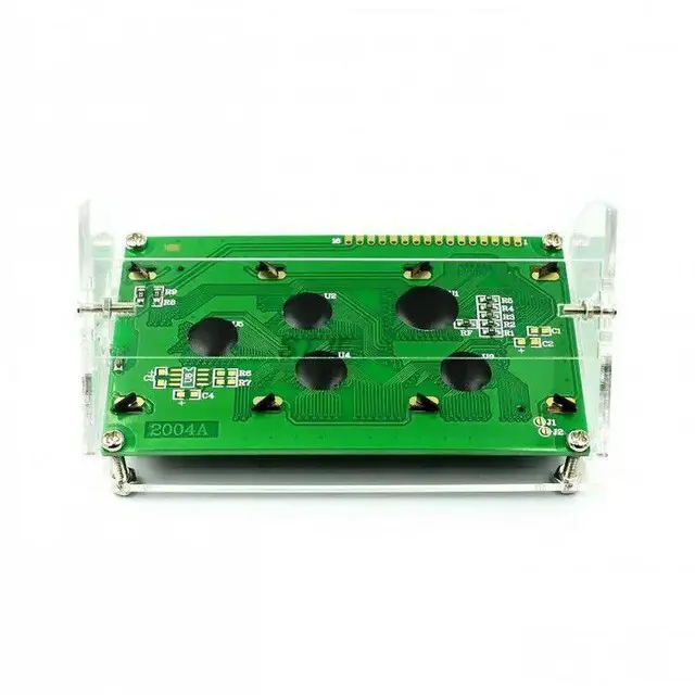 Alt view image 2 of 2 - Transparent Acrylic Shell for LCD2004 LCD Screen with Screw/Nut LCD2004 Shell Case holder (no with 2004 LCD)