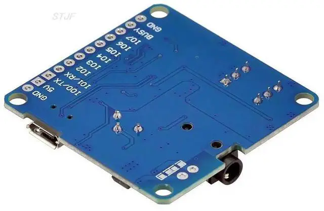 Alt view image 3 of 3 - Voice Sound Playback Module MP3 Player Module UART I/O Trigger Class D Amplifier Board 5W 8M DY-SV8F SD/TF Card