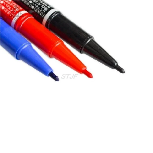 Alt view image 3 of 3 - CCL Anti-etching PCB circuit board Ink Marker Double Pen For DIY PCB(Red, Blue, Black)