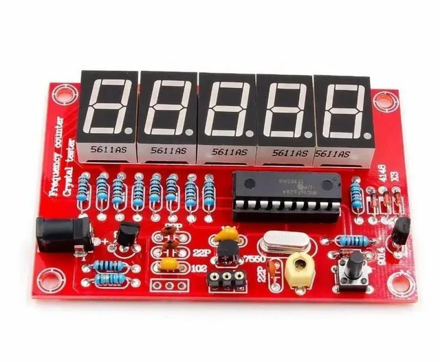Main image of DIY Kits RF 1Hz-50MHz Crystal Oscillator Frequency Counter Meter Digital LED tester meter
