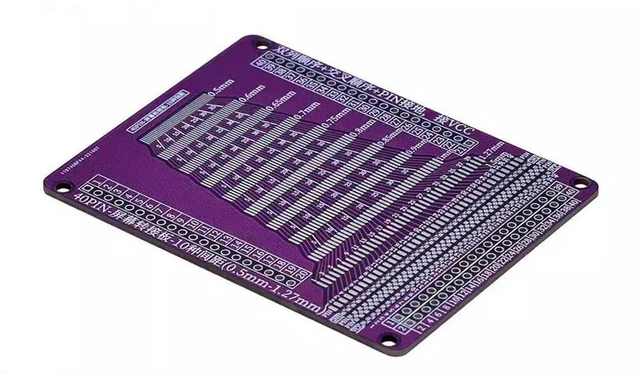 Main image of 40P FFC/FPC soft wire conversion plate Connecting plate 0.5mm/1.0mm interval to 2.54mm pin arrangement