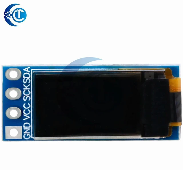 Alt view image 3 of 3 - 0.5 inch CH1115 Monochrome White OLED Display Module, 48x88 Pixel, I2C Interface, Portrait Orientation for