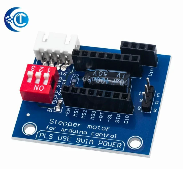 Alt view image 3 of 3 - CLT Stepper Motor Driver Shield: 3D Printer Control Extension Board Compatible with A4988/DRV8825