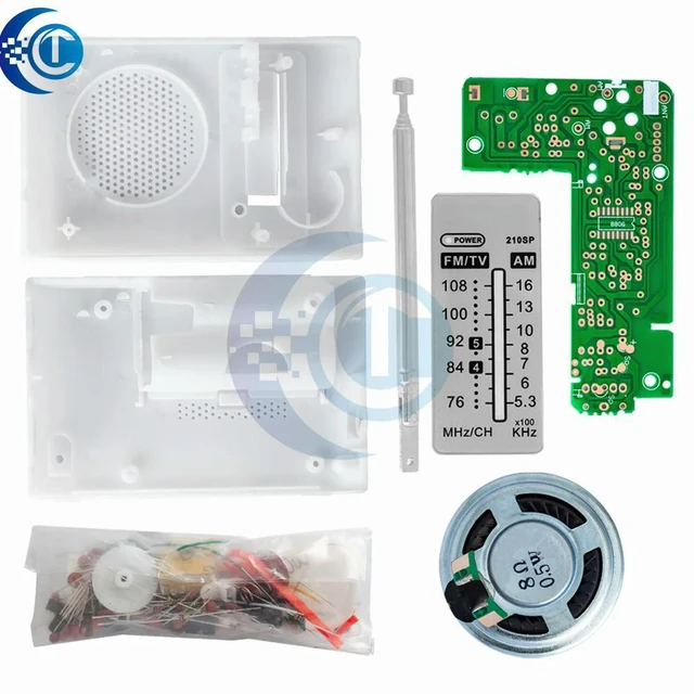 Alt view image 2 of 3 - CF210SP AM/FM Radio Receiver DIY Module (1 Set) - for -Compatible Electronics Learning Kit