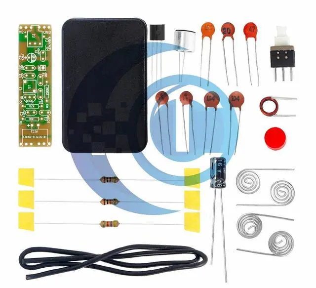 Alt view image 3 of 3 - FM Frequency Modulation Microphone Module 70-110MHz 1.5V Transmitter Board Parts Kits Electronic Suite + Shell DIY Kit