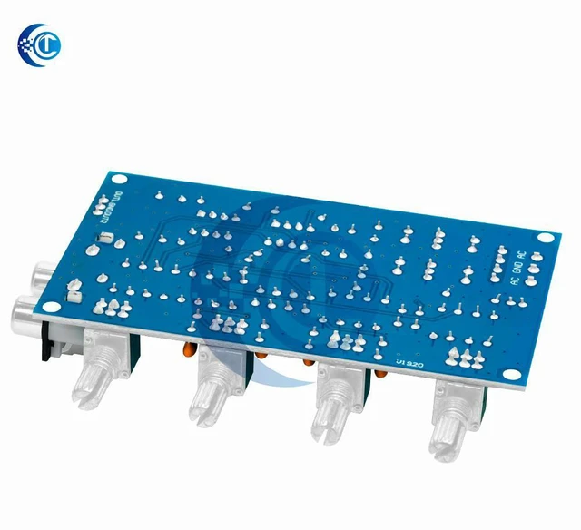 Alt view image 3 of 3 - XH-M164 Preamp: NE5532 Chip 4-Channel Stereo Tone Control & Telephone Preamp Function