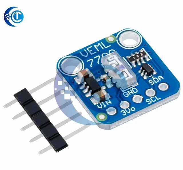 Alt view image 3 of 3 - VEML7700 Ambient Light Sensor Module 120k Lux Light measuring Sensor Board 3.3V 5V I2C IIC Interface for Raspberry Pi