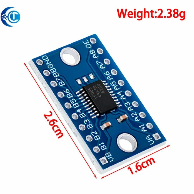 Alt view image 3 of 3 - TXS0108EPWR 3.3V/5V 8-Channel Bi-Directional Logic Level Converter (TTL/CMOS) for