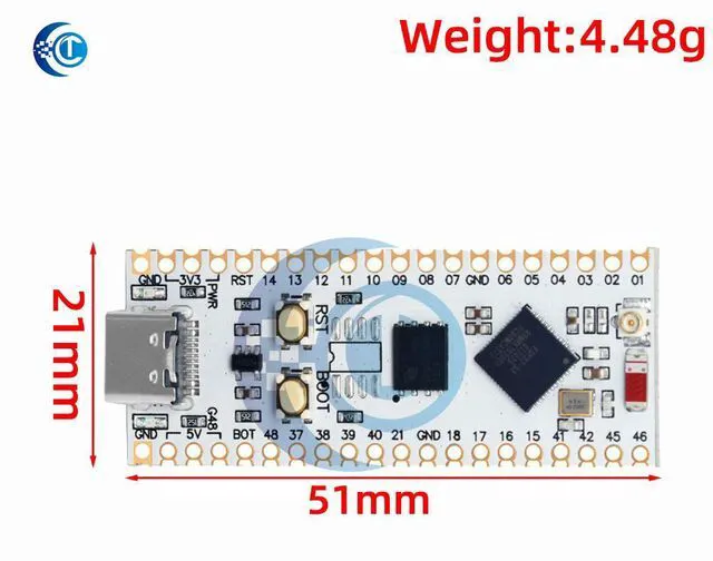 Alt view image 2 of 3 - ESP32-S3 NANO Bluetooth Development Board Type C ESP32-S3-N16R8 Module On-Board Antenna External 16M SPI FLASH 8M PSRAM