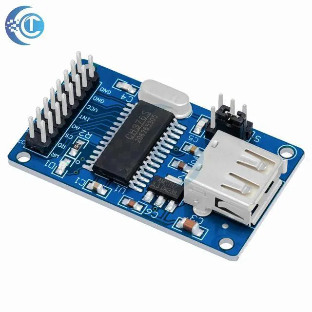 Alt view image 3 of 3 - CH376/CH376S USB Flash Module: 12MHz USB Control Transfer Support Read-Write Capability Included